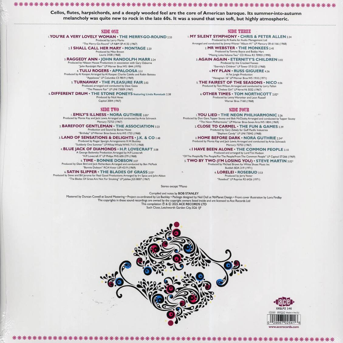 Nico, The Monkees, Montage, The Pleasure Fair, Etc. - American Baroque: Chamber Pop And Beyond 1967-1971 (2xLP) - Vinyl LP, LP