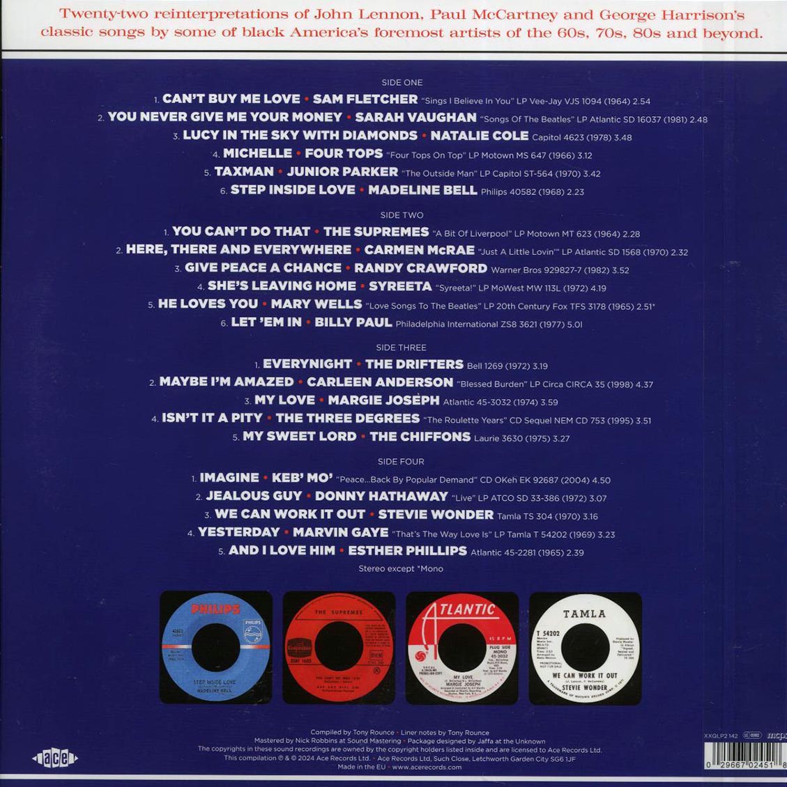 Sarah Vaughan, Natalie Cole, Mary Wells, Billy Paul, Etc. - Here, There And Everywhere: Black America Sings John Lennon, Paul McCartney And George Harrison (2xLP) - Vinyl LP, LP