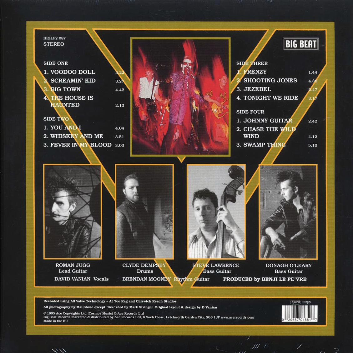 David Vanian And The Phantom Chords - David Vanian And The Phantom Chords (Beat The Devil) (2xLP) - Vinyl LP, LP