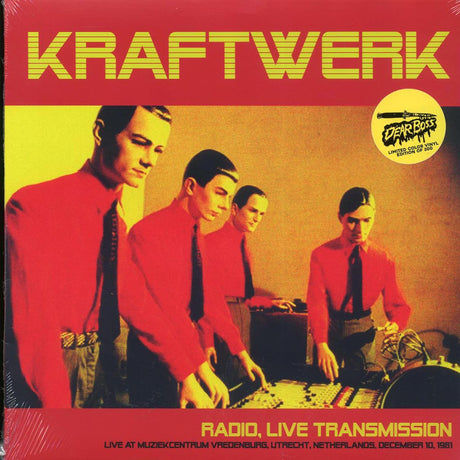 Kraftwerk - Radio, Live Transmission: Live At Muziekcentrum Vrendenburg, Utrecht, Netherlands, December 10, 1981 (ltd. 300 copies made) (colored vinyl) - Vinyl LP, LP