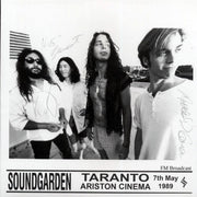 Soundgarden - Taranto Ariston Cinema 7th May 1989 - Vinyl LP