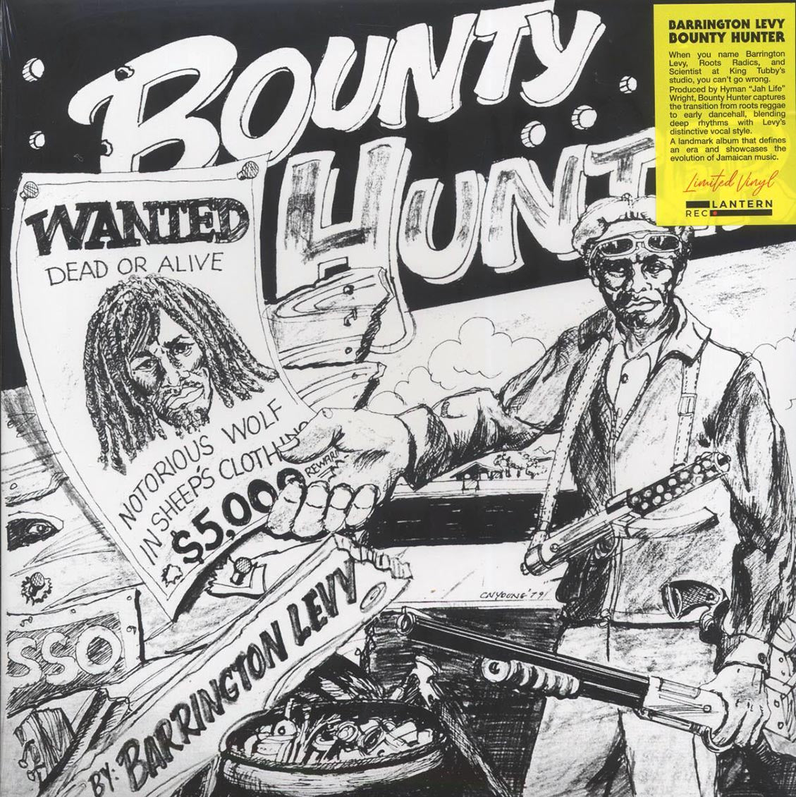 Barrington Levy - Bounty Hunter - Vinyl LP