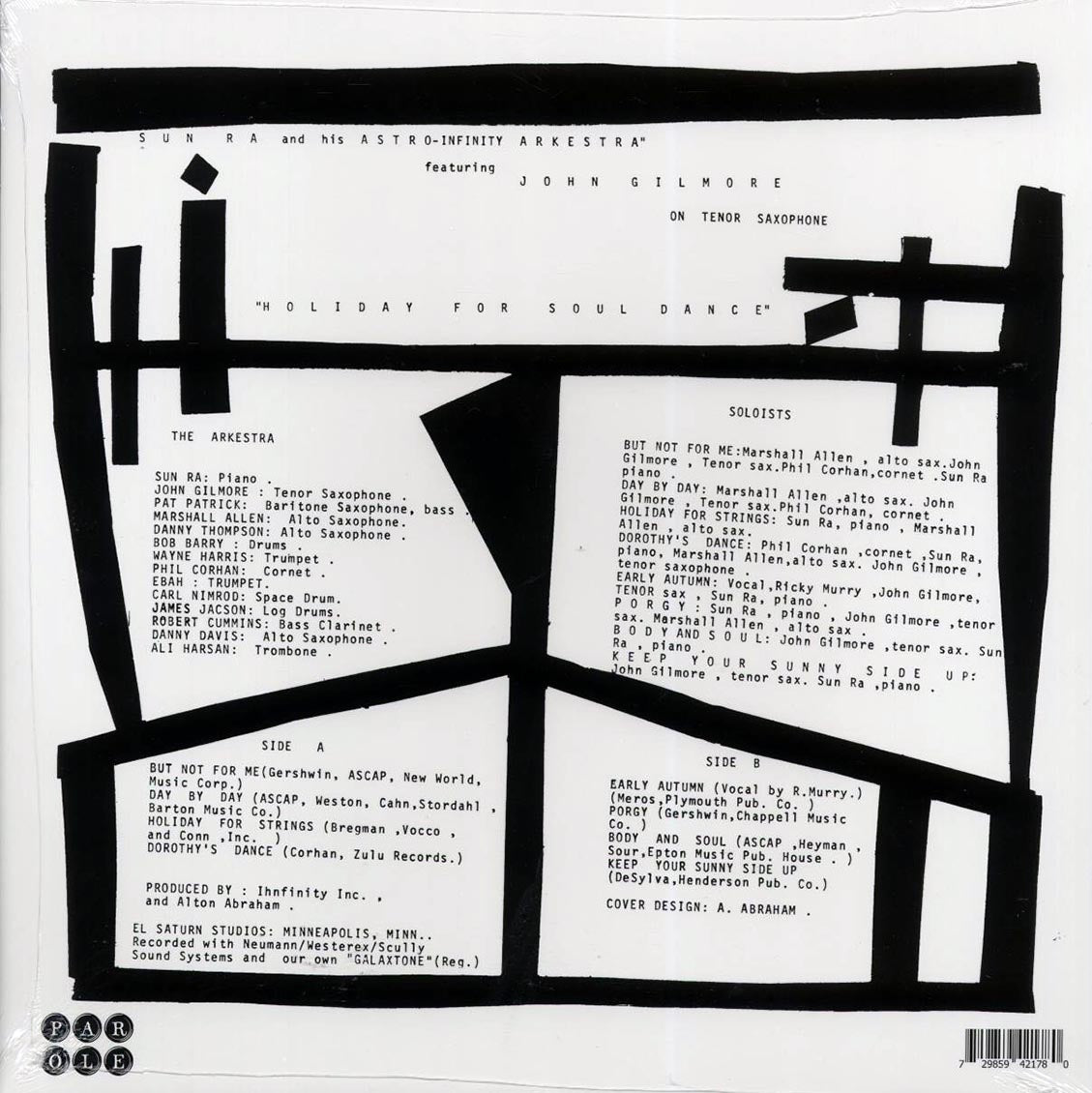 The Sun Ra Arkestra - Holiday For Soul Dance - Vinyl LP, LP