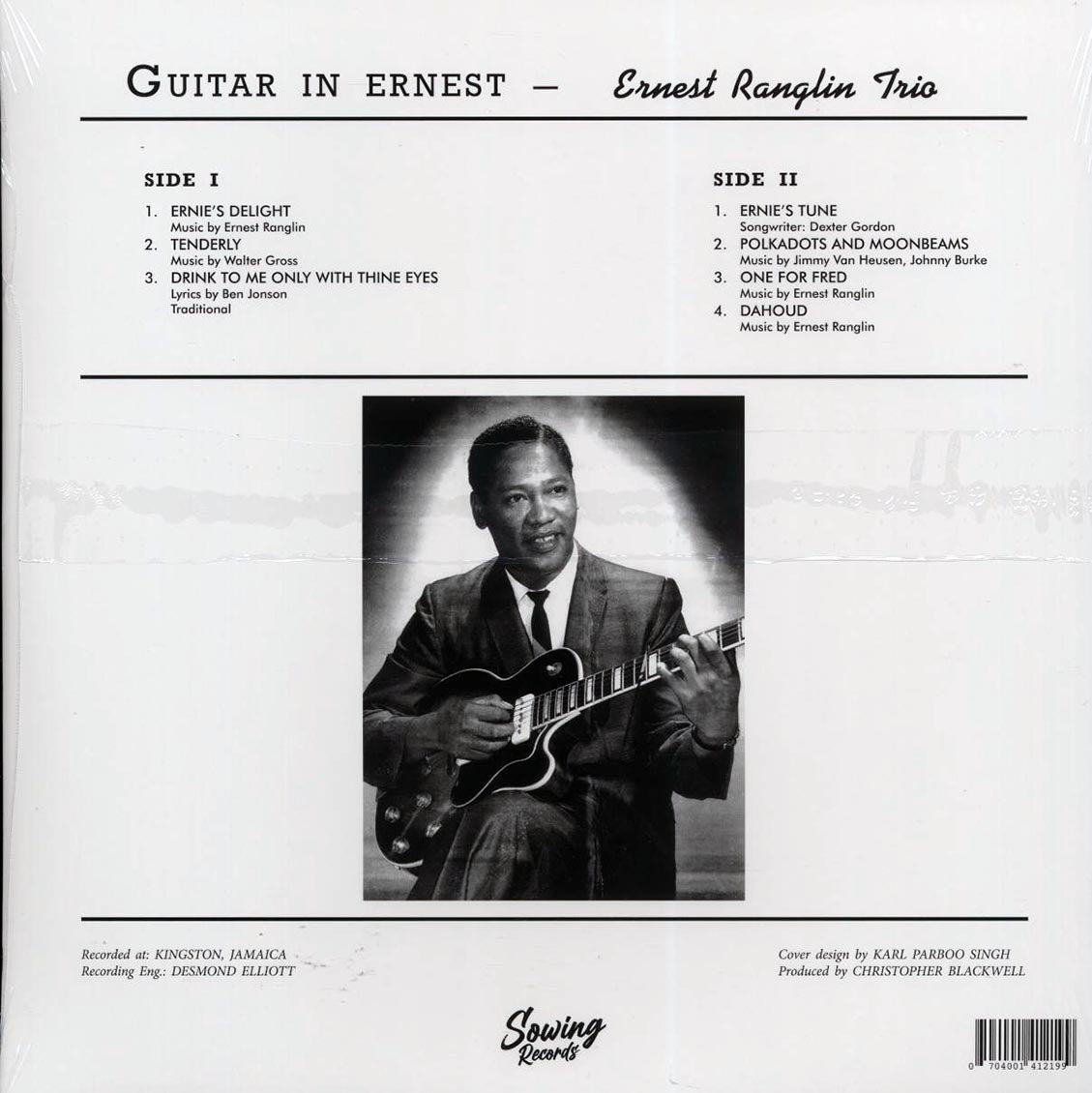 Ernest Ranglin - Guitar In Ernest (clear vinyl) - Vinyl LP, LP