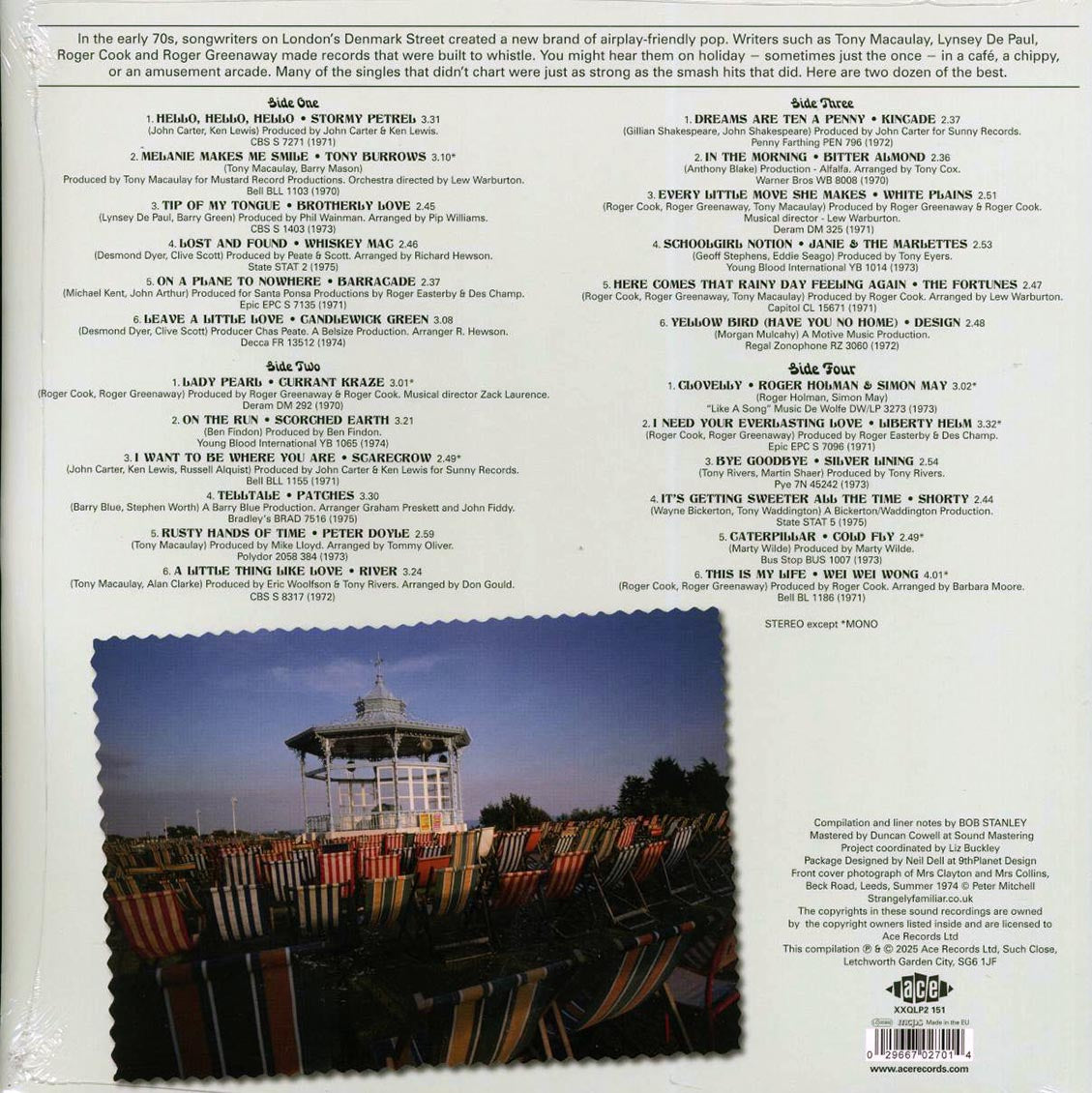 Whiskey Mac, Wei Wei Wong, Patches, Candlewick Green, Etc. - Bob Stanley Presents Chip Shop Pop: The Sound Of Denmark Street 1970-1975 (2xLP) - Vinyl LP, LP