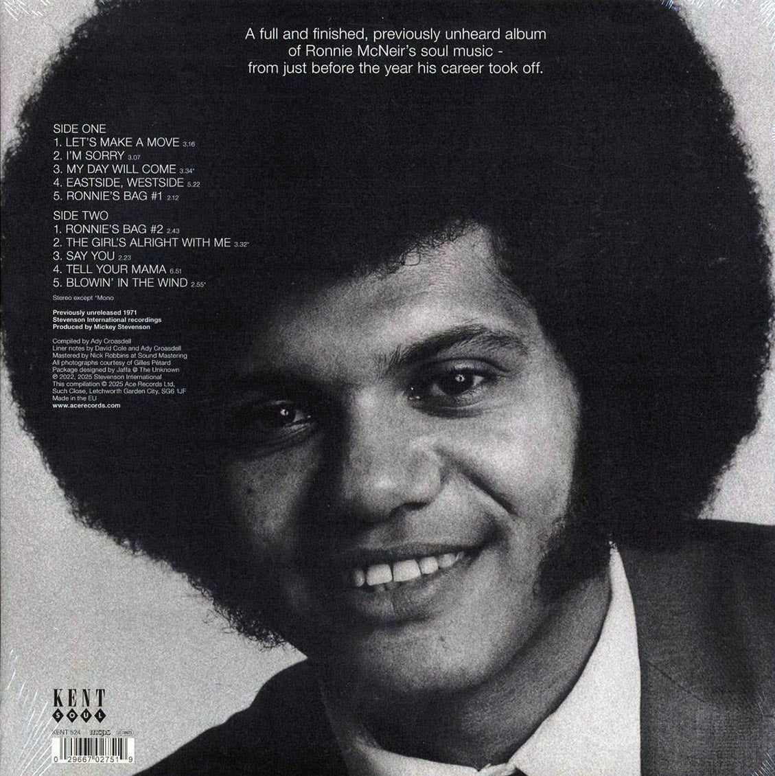 Ronnie McNeir - Makes A Move (180g) - Vinyl LP, LP