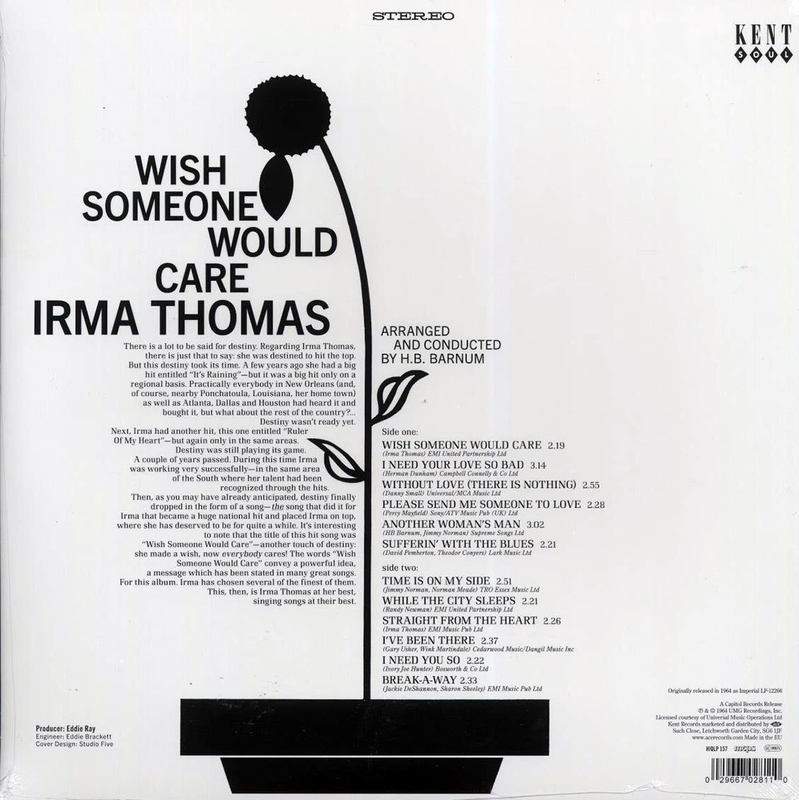 Irma Thomas - Wish Someone Would Care (180g) - Vinyl LP, LP