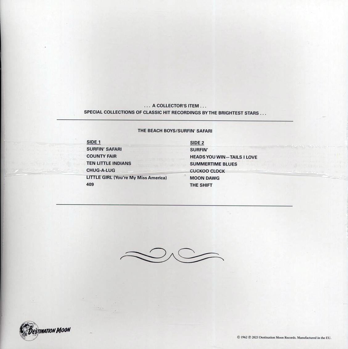 The Beach Boys - Surfin' Safari (ltd. 500 copies made) (clear vinyl) - Vinyl LP, LP