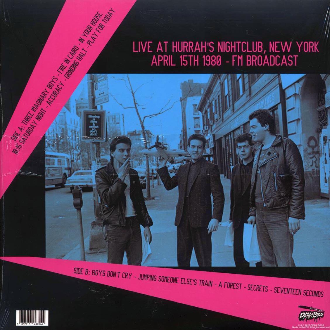 The Cure - Live At Hurrah's Nightclub, New York, April 15th 1980 - Vinyl LP, LP