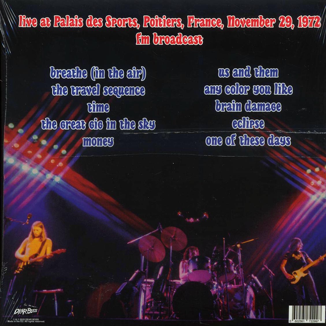 Pink Floyd - The French Connection: Live At Palais De Sports, Poiters, France, November 29, 1972 - Vinyl LP, LP