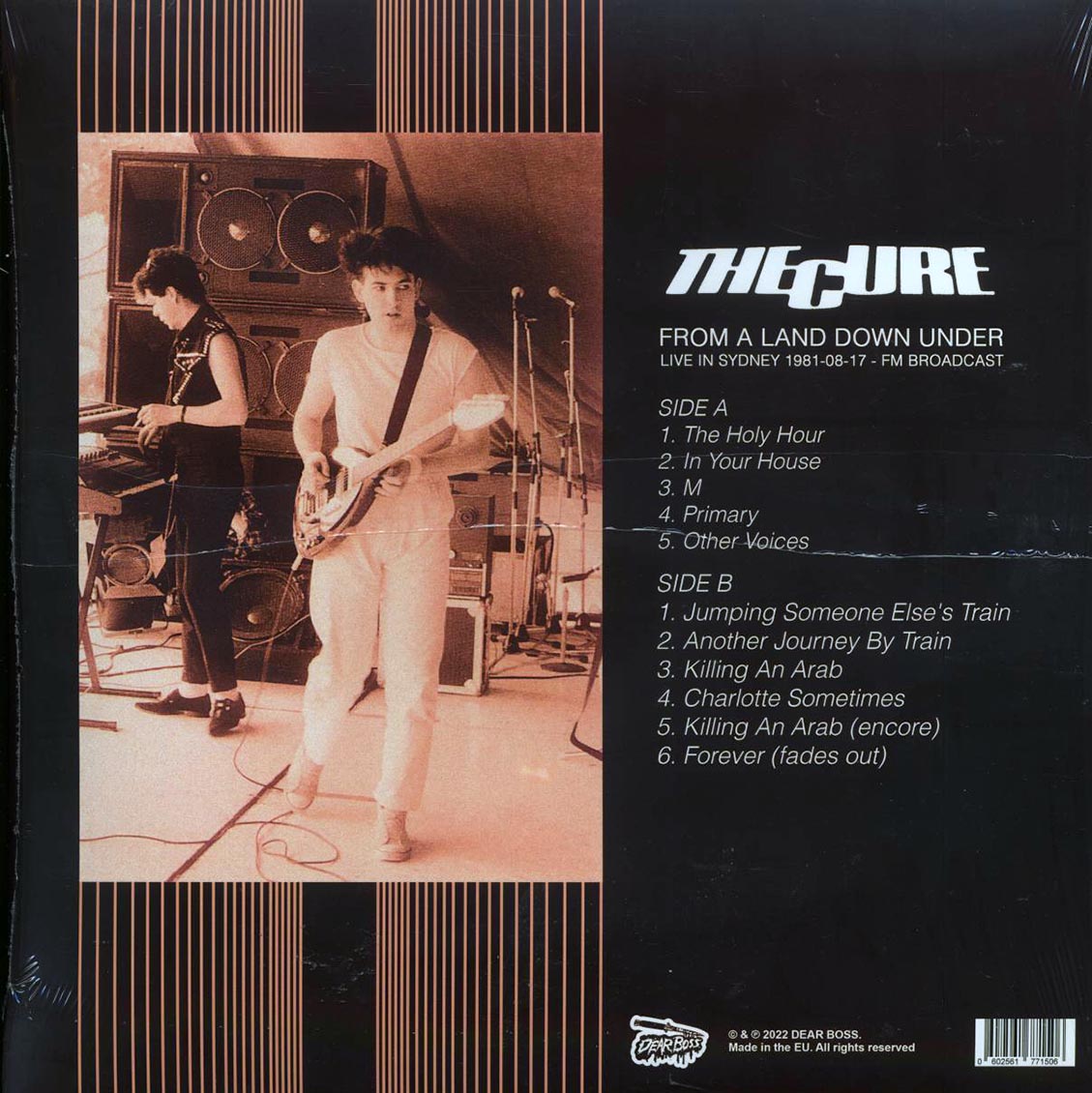 The Cure - From A Land Down Under: Live In Sydney 1981-08-17 FM Broadcast (ltd. 300 copies made) (splatter vinyl) - Vinyl LP, LP