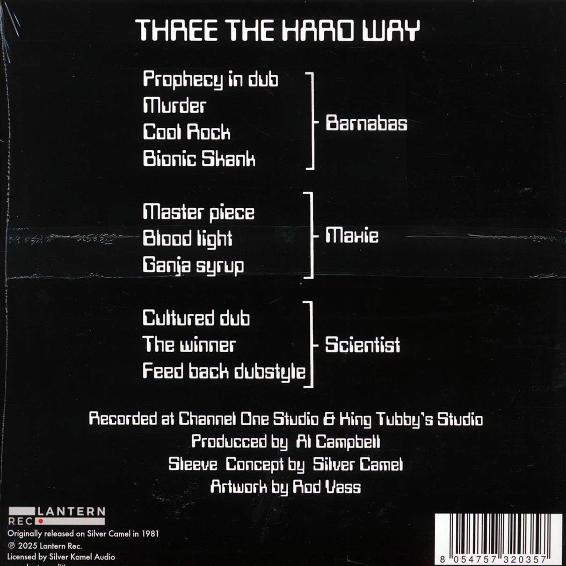 Maxie, Scientist, Barnabas - Three The Hard Way - Vinyl LP, LP