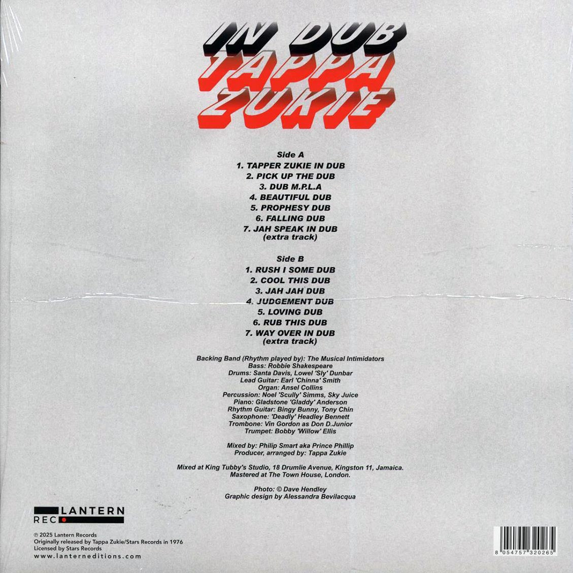 Tappa Zukie - In Dub - Vinyl LP, LP