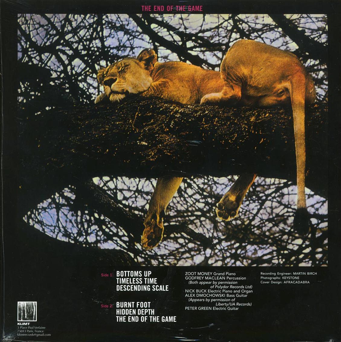 Peter Green - The End Of The Game (180g) (white vinyl) - Vinyl LP, LP