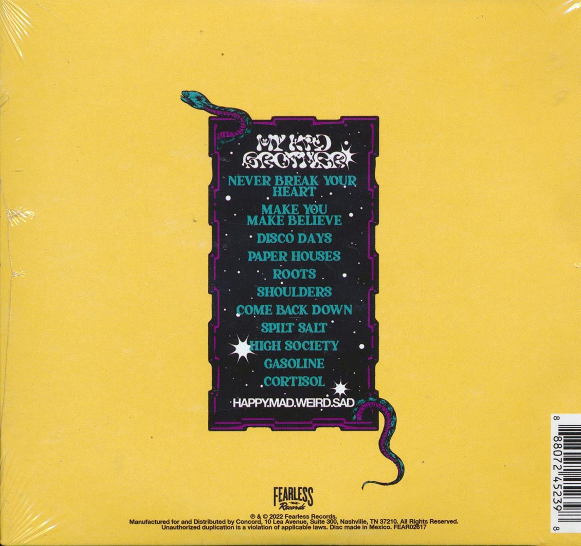 My Kid Brother - Happy Mad Weird Sad (deluxe mini-LP slipsleeve edition) - CD, CD