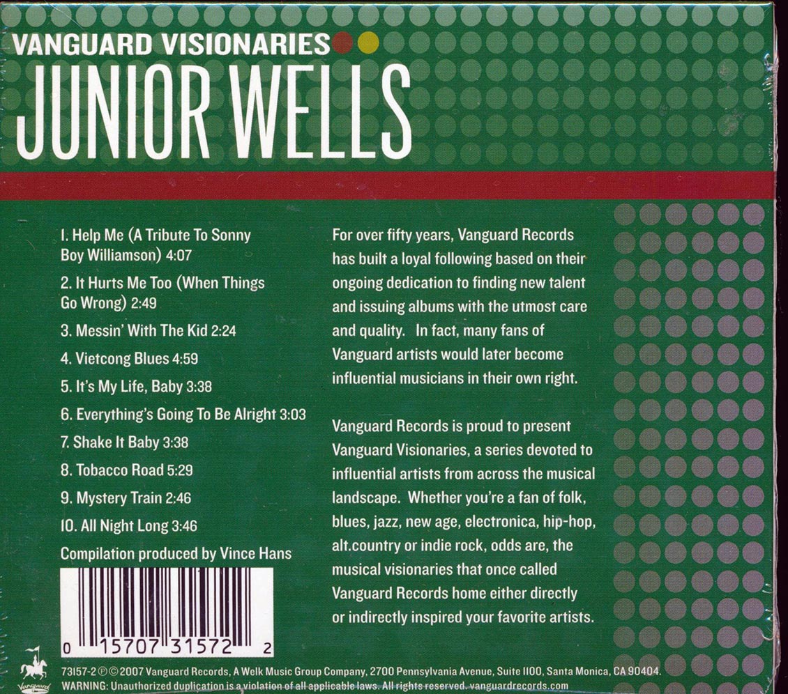 Jr. Wells - Vanguard Visionaries - CD, CD