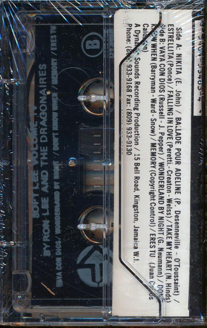 Byron Lee - Soft Lee Volume 4 - TAPE, TAPE