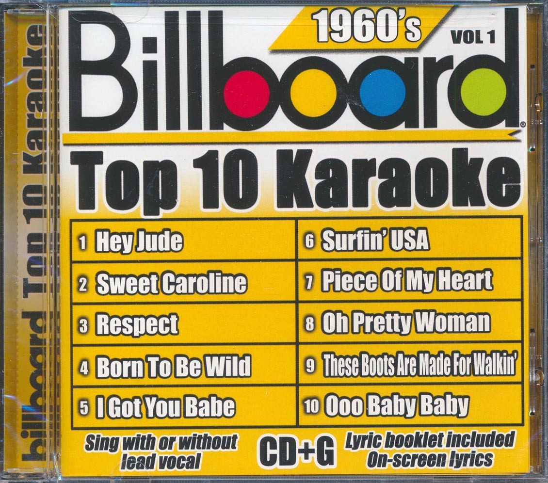 Karaoke - Billboard Top 10 Karaoke 1960's Volume 1 - CD