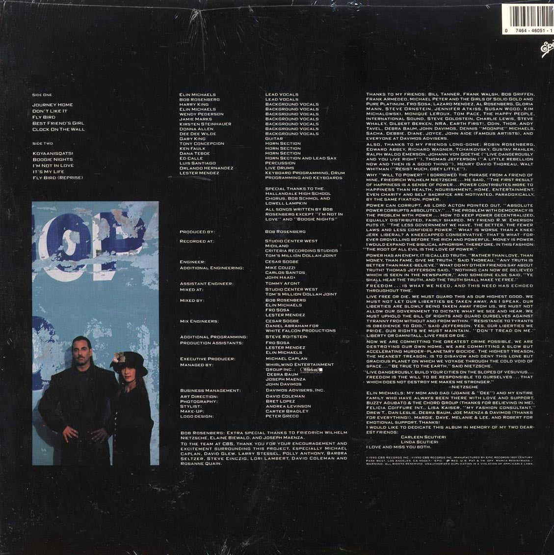 Will To Power - Journey Home (1990 PRESS) (orig. press) - Vinyl LP, LP