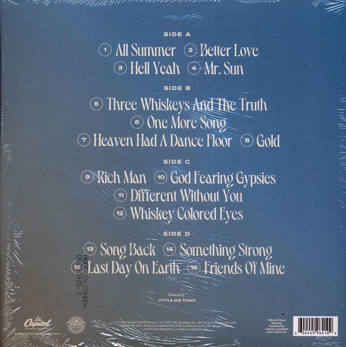 Little Big Town - Mr. Sun (2xLP) (baby blue vinyl) - Vinyl LP, LP