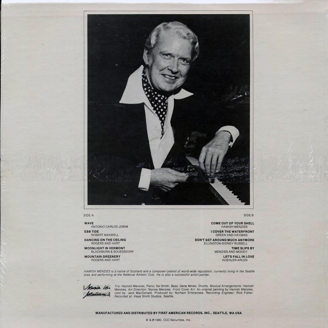 Hamish Menzies - Jazz Tracks (1980 FIRST PRESS) (orig. press) - Vinyl LP, LP