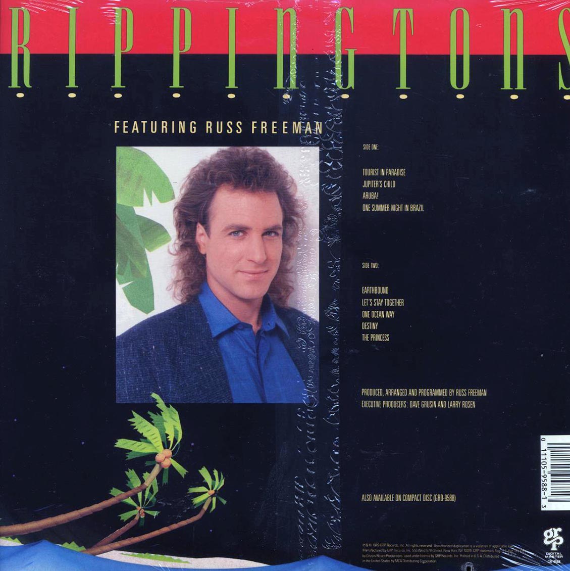The Rippingtons, Russ Freeman - Tourist In Paradise (1989 FIRST PRESS) (orig. press) (marked/ltd stock) - Vinyl LP, LP