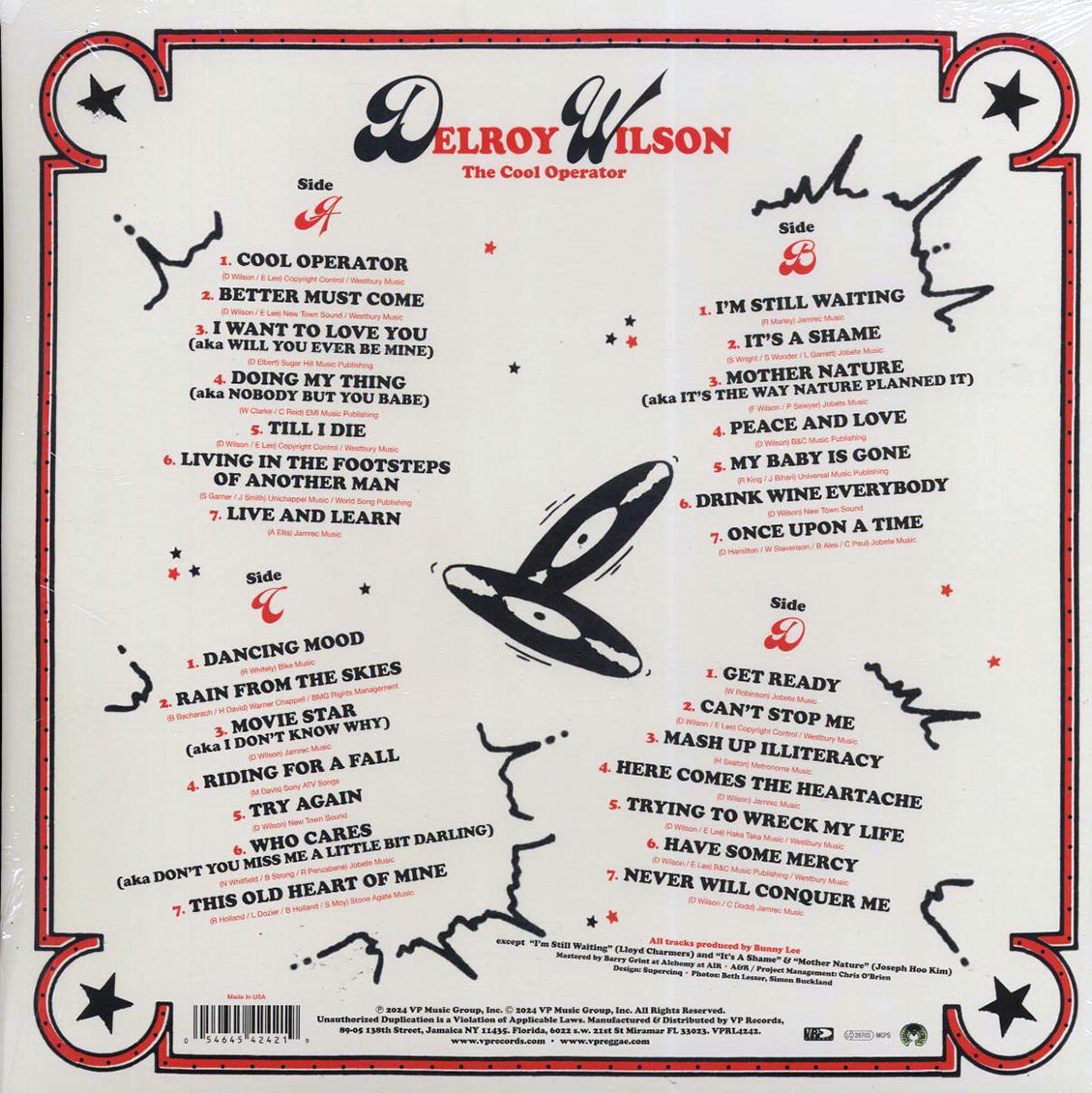 Delroy Wilson - Cool The Operator (28 tracks) (2xLP) - Vinyl LP, LP