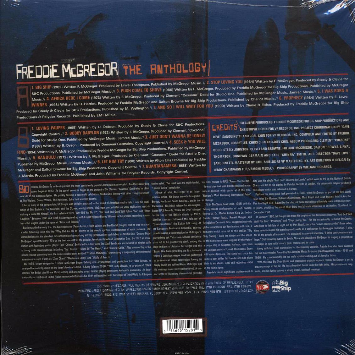 Freddie McGregor - The Anthology - Vinyl LP, LP