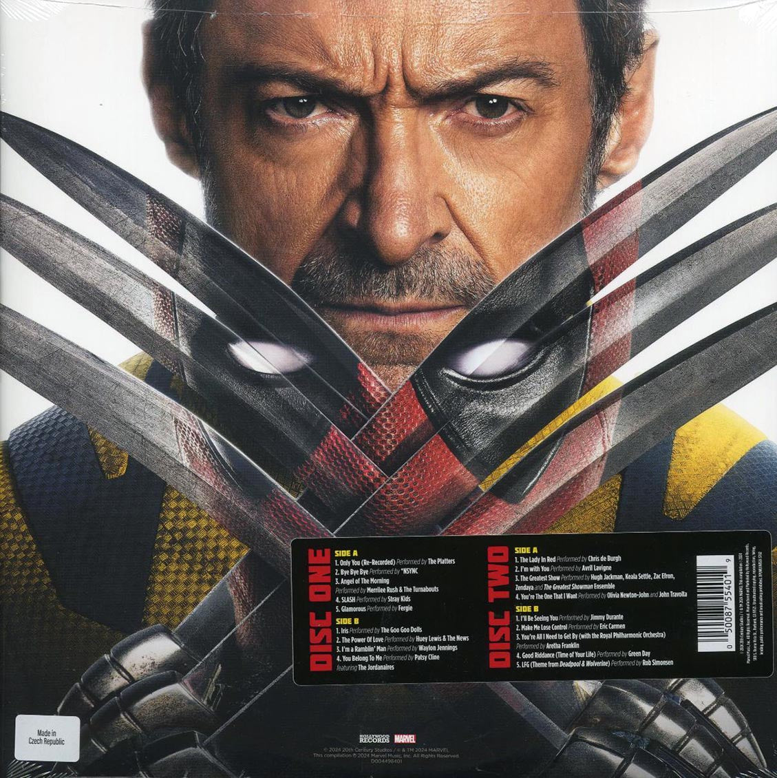 Green Day, Goo Goo Dolls, The Platters, Nsync, Etc. - Deadpool & Wolverine: Original Motion Picture Soundtrack (2xLP) (red/black/blue/yellow vinyl) - Vinyl LP, LP