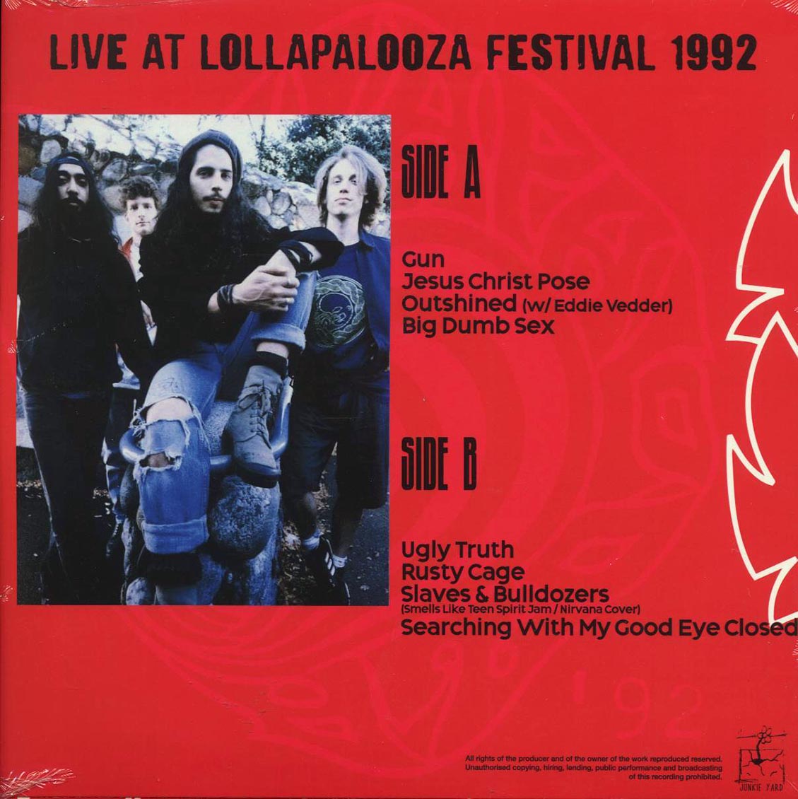 Soundgarden - Live At Lollapalooza Festival 1992 - Vinyl LP, LP