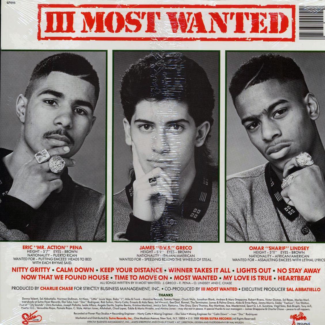 III Most Wanted - III Most Wanted (1989 PRESS) (orig. press) - Vinyl LP, LP