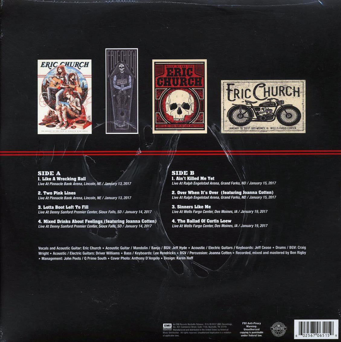 Eric Church - 61 Days in Church Volume 1 - Vinyl LP, LP