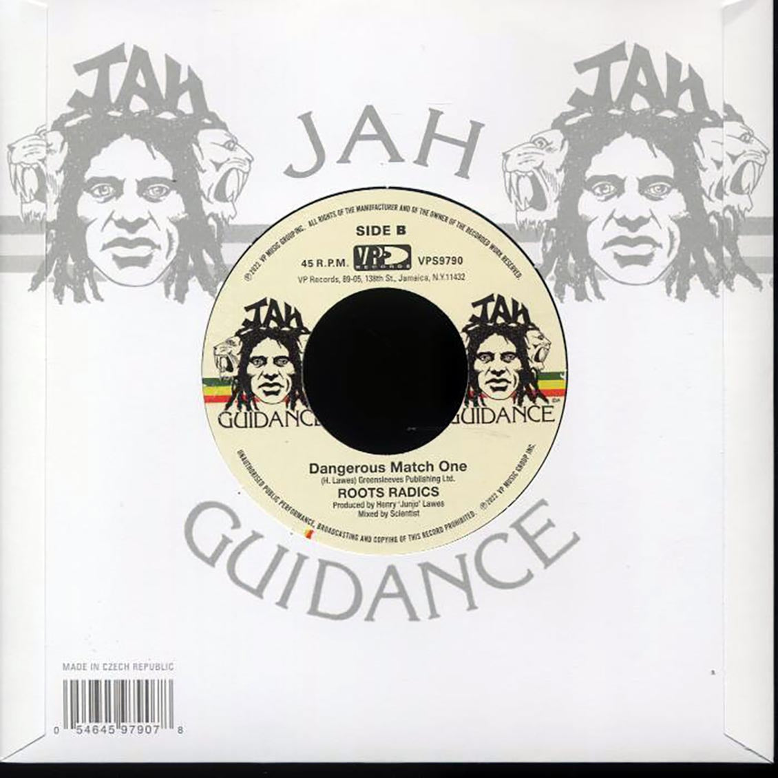 Johnny Osbourne - Love Is Universal  /  The Roots Radics - Dangerous Match One (rhythm: "Johnny Osbourne - Love Is Universal") - 7", 7"