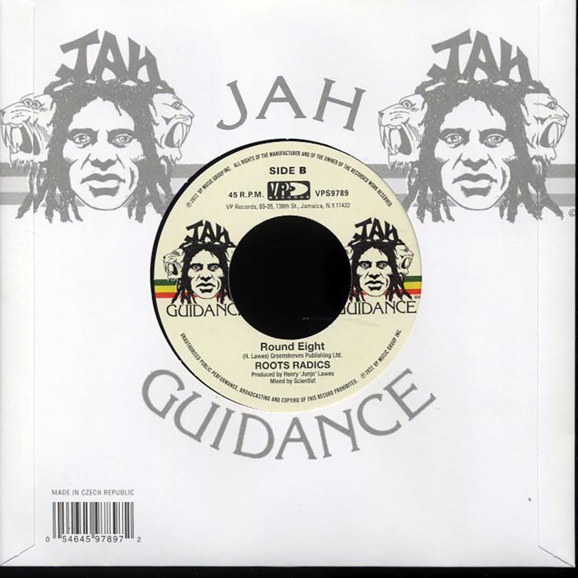 Barrington Levy - Black Heart Man  /  The Roots Radics - Round Eight - 7", 7"