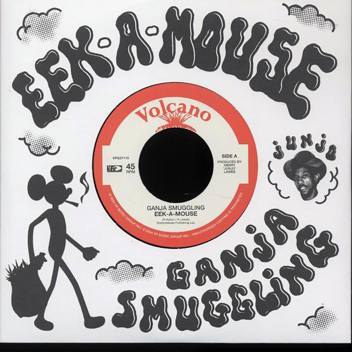 Eek A Mouse - Ganja Smuggling  /  The Roots Radics - Smuggling Dub - 7"