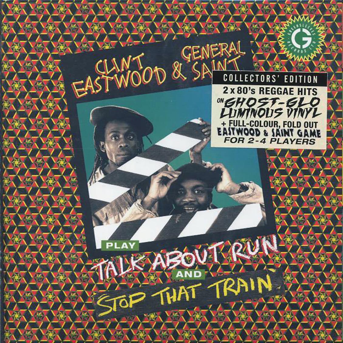 Clint Eastwood, General Saint - Stop That Train  /  Clint Eastwood, General Saint - Talk About Run (ghost-glo luminous vinyl) - 7"