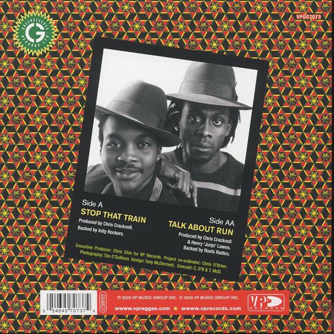 Clint Eastwood, General Saint - Stop That Train  /  Clint Eastwood, General Saint - Talk About Run (ghost-glo luminous vinyl) - 7", 7"