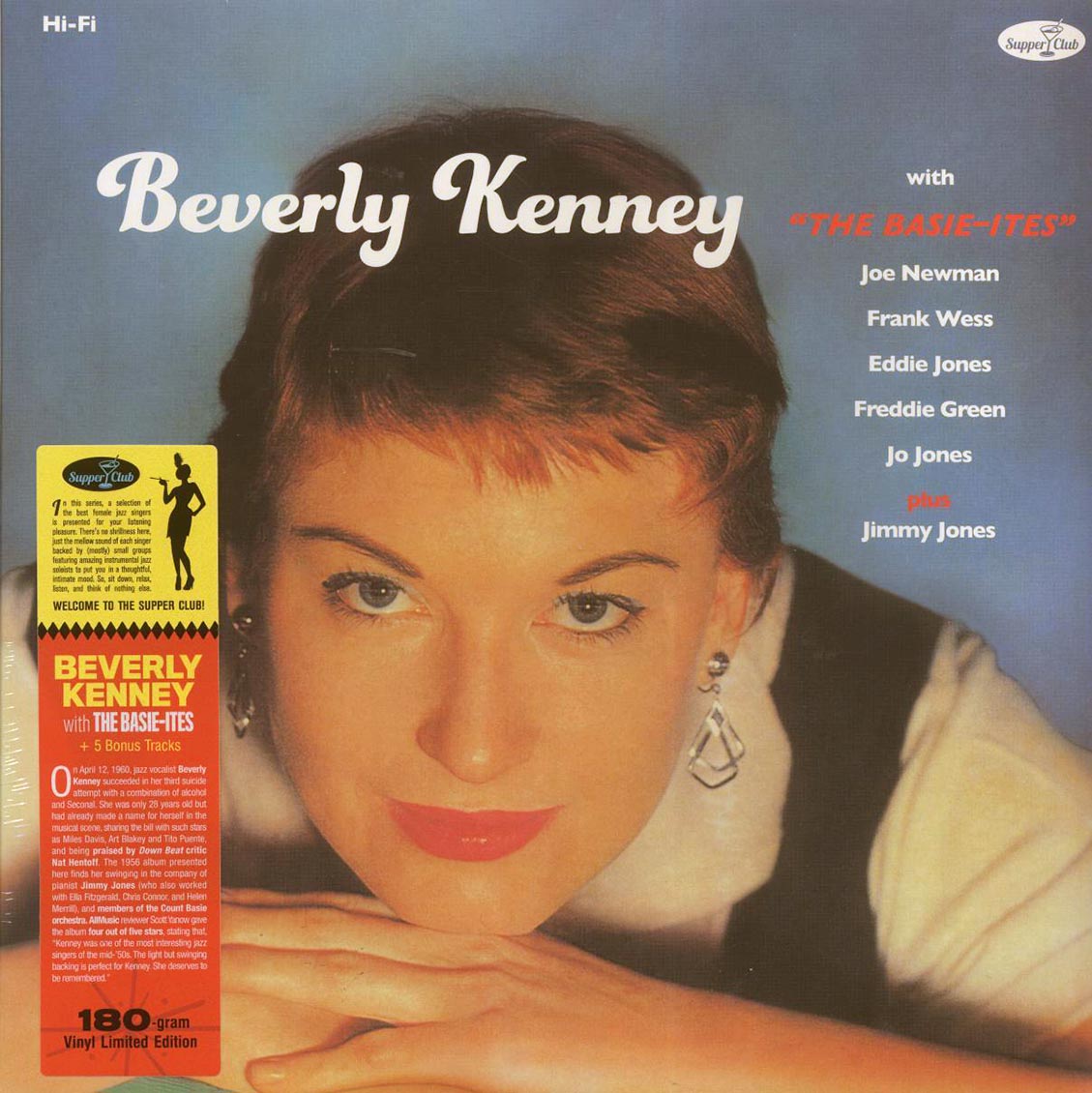 Beverly Kenney - With The Basie-Ites (+5 bonus tracks) (ltd. ed.) (180g) - Vinyl LP