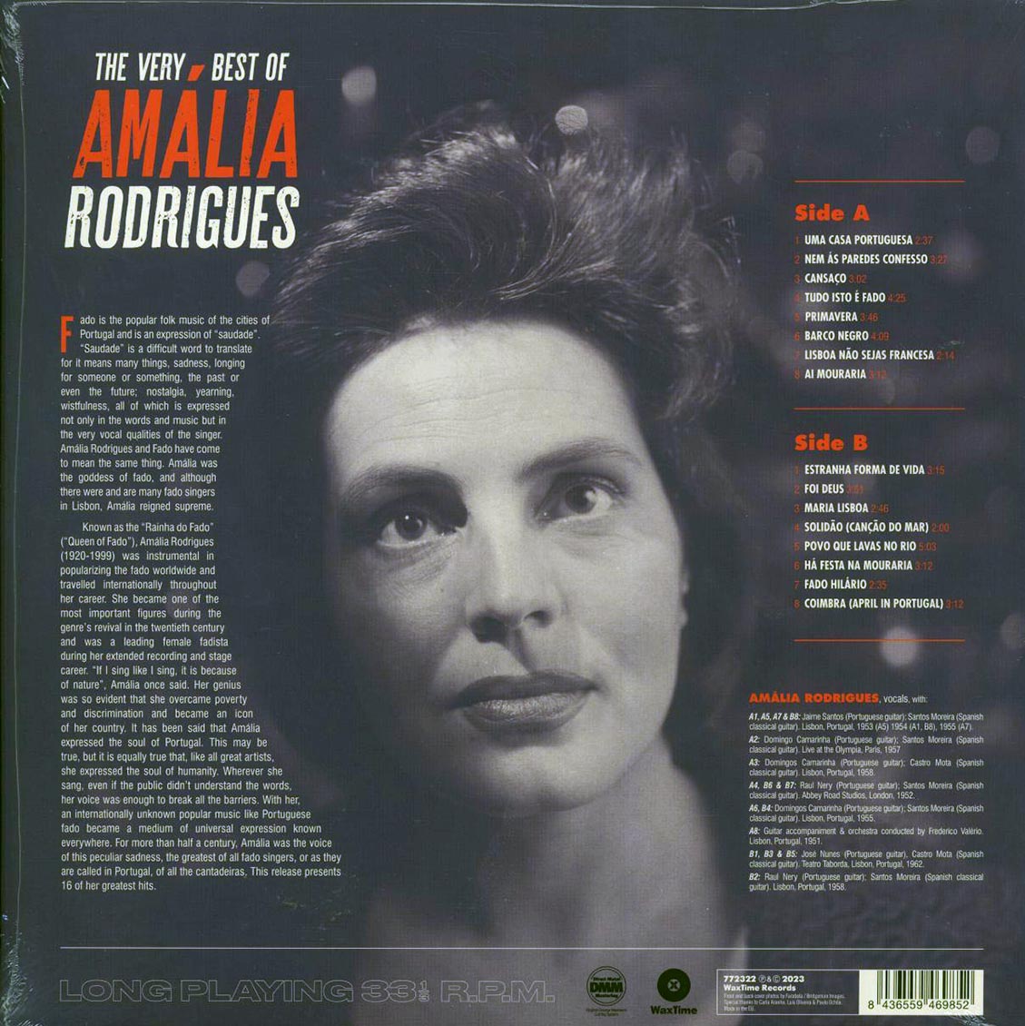 Amalia Rodrigues - The Very Best of (ltd. ed.) (180g) - Vinyl LP, LP