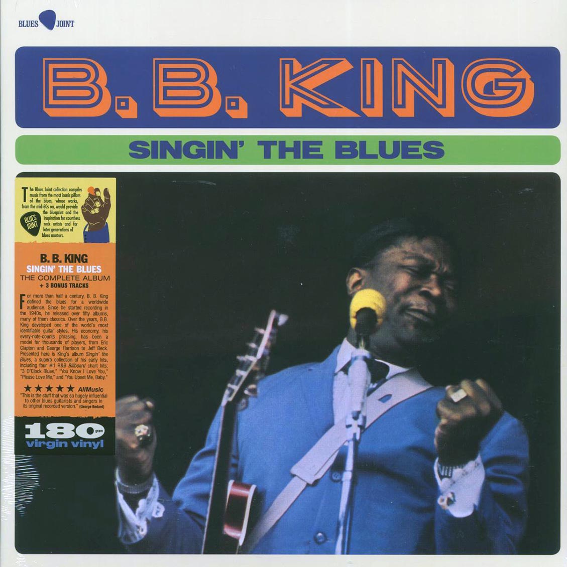 BB King - Singin' The Blues (+3 bonus tracks) (ltd. ed.) (180g) - Vinyl LP