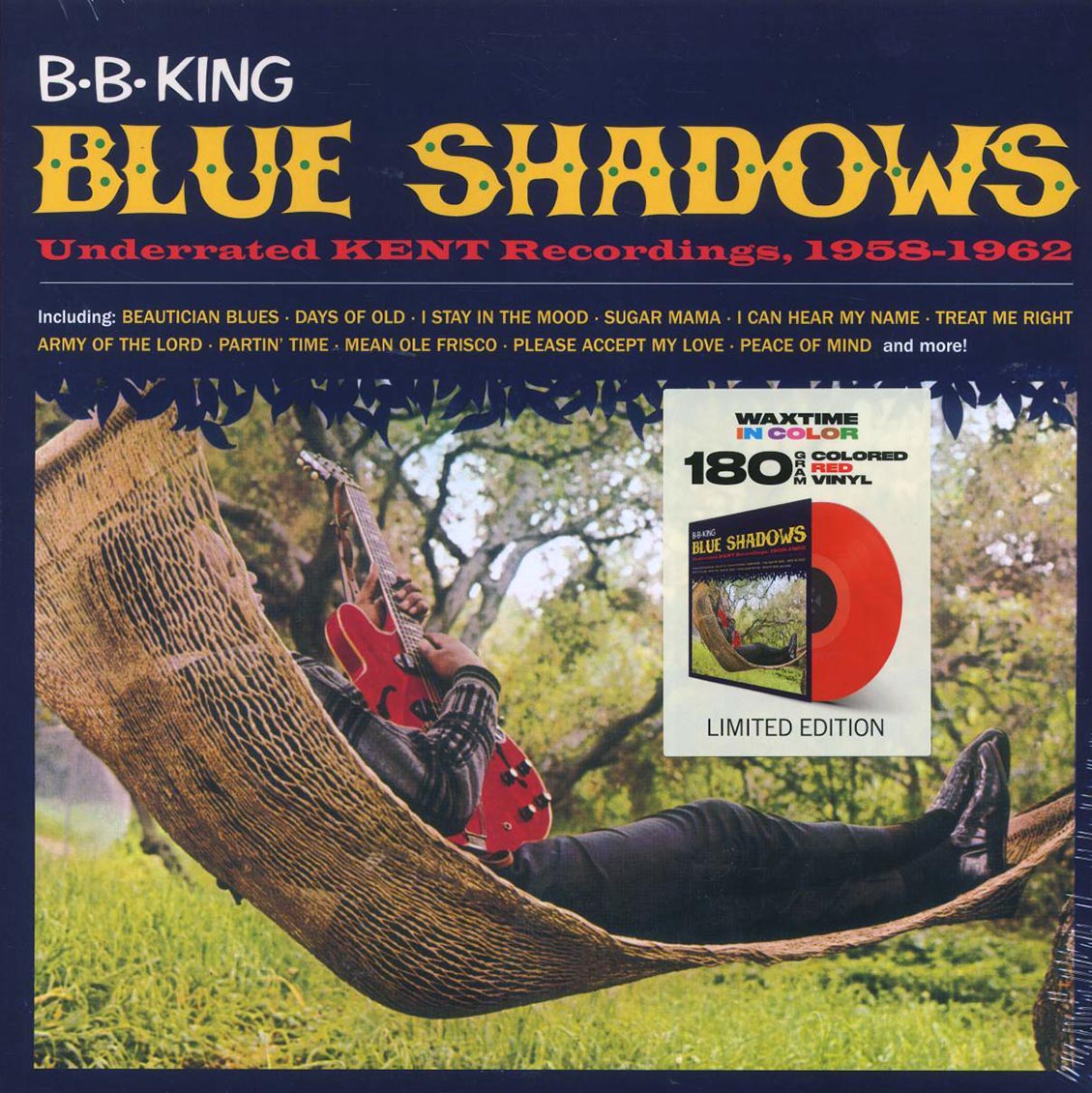 BB King - Blue Shadows: Underrated Kent Recordings 1958-1962 (ltd. ed.) (180g) (red vinyl) - Vinyl LP