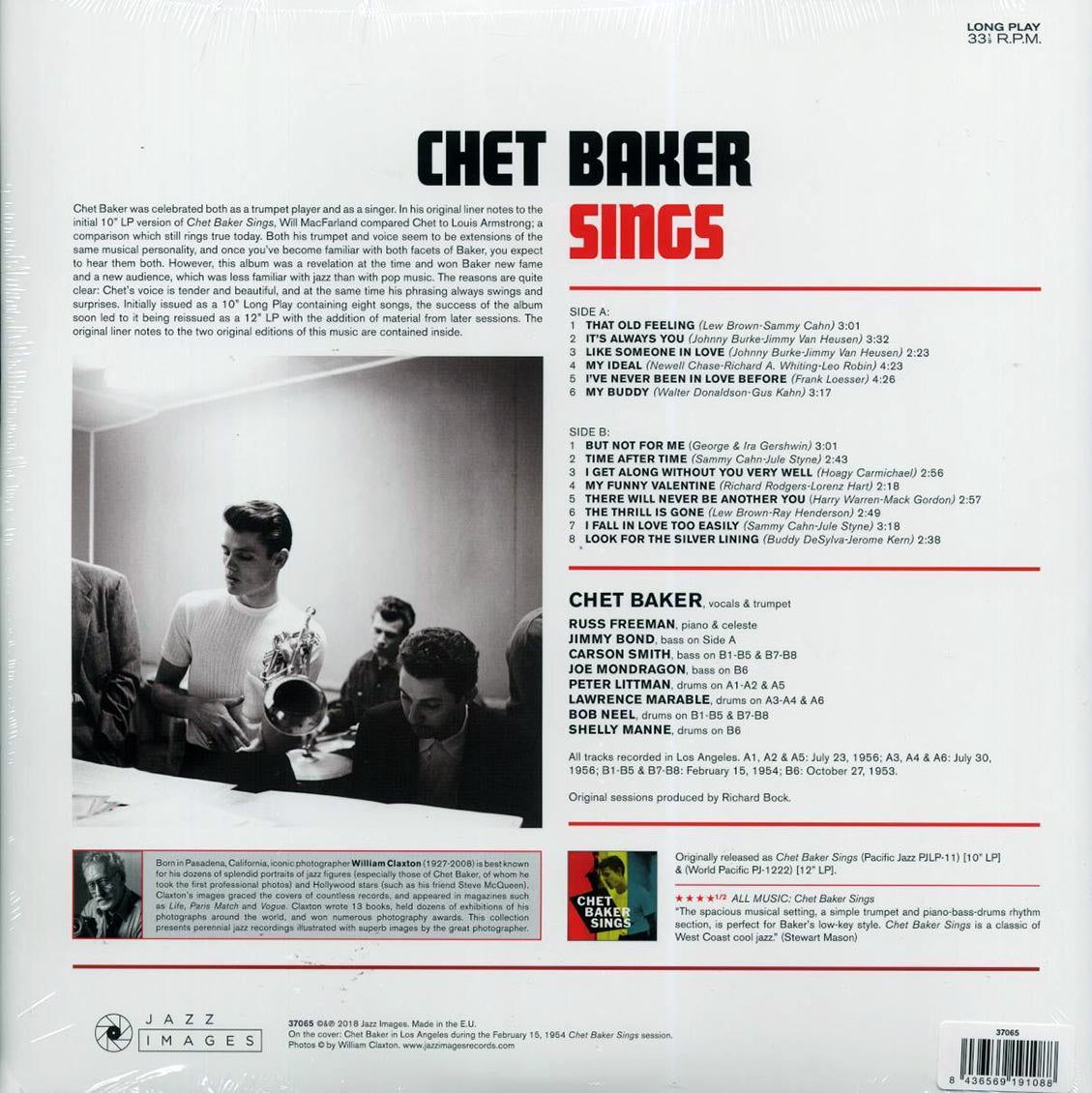 Chet Baker - Sings (ltd. ed.) (180g) - Vinyl LP, LP