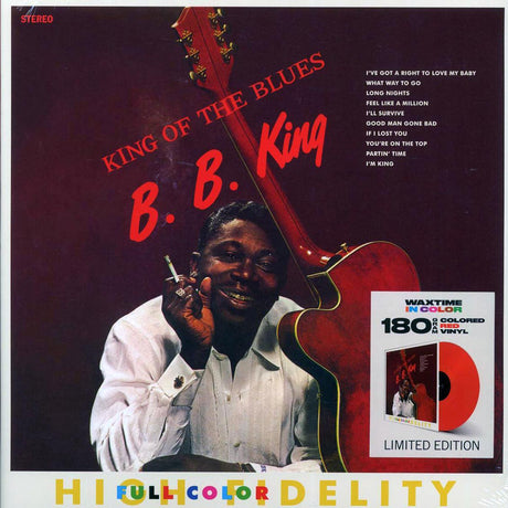 BB King - King Of The Blues (+2 bonus tracks) (ltd. ed.) (180g) (red vinyl) - Vinyl LP, LP