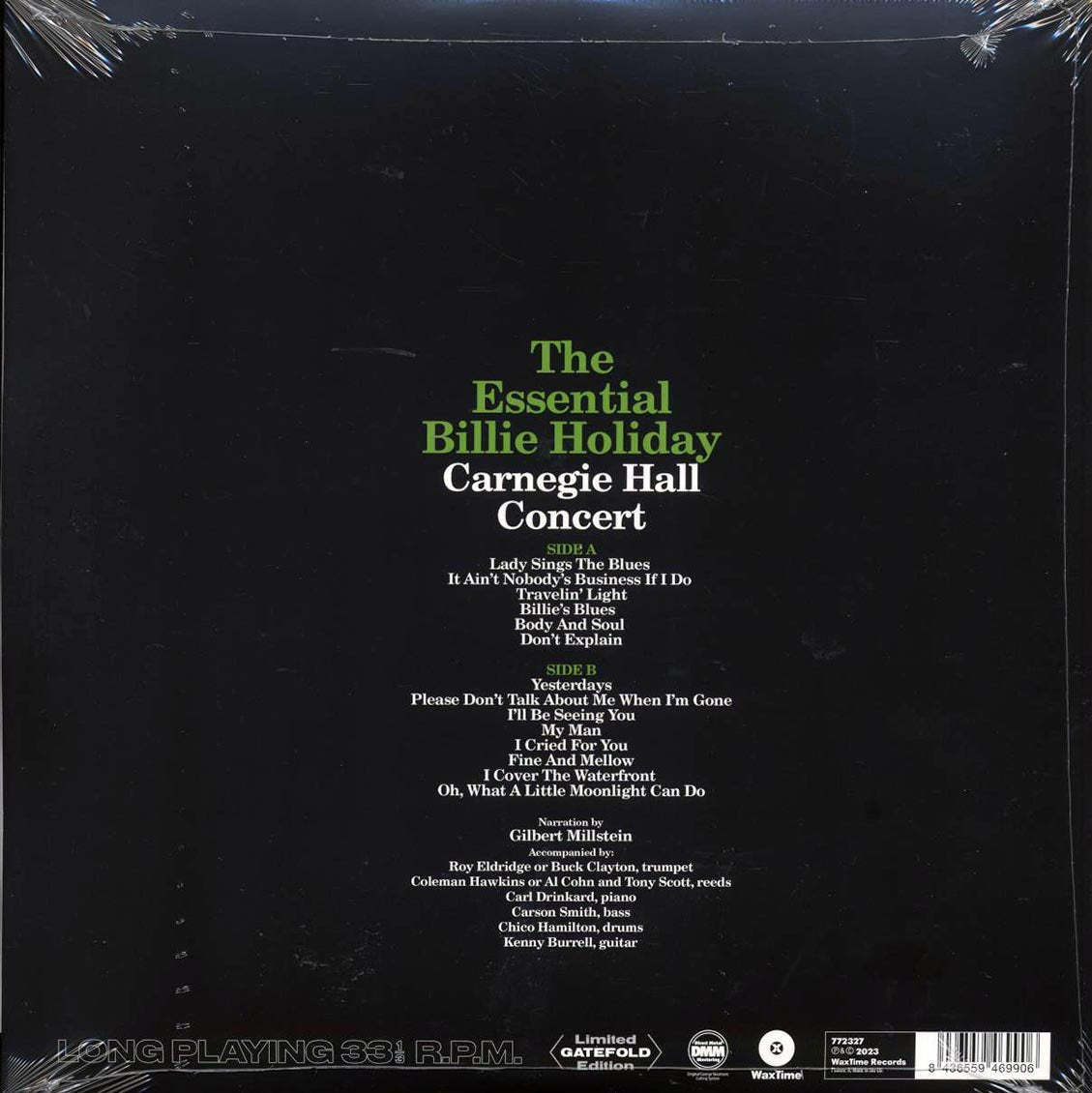 Billie Holiday - The Essential Billie Holiday: Carnegie Hall Concert Recorded Live (ltd. ed.) (180g) - Vinyl LP, LP