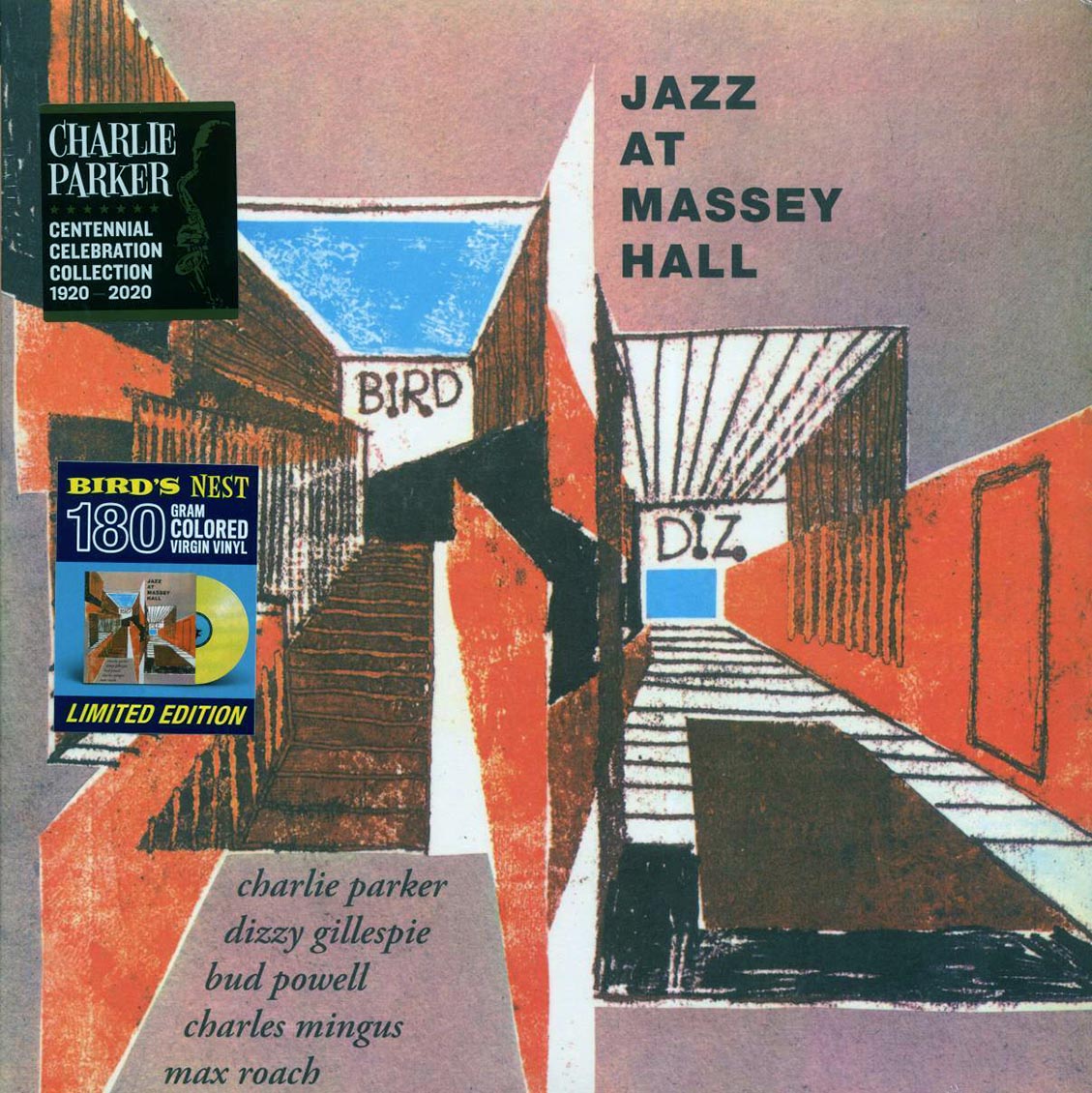 Charlie Parker, Dizzy Gillespie, Bud Powell, Charles Mingus, Max Roach - Jazz At Massey Hall (ltd. ed.) (180g) (yellow vinyl) - Vinyl LP