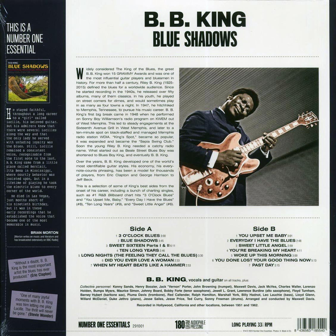 BB King - Blue Shadows: Outstanding Recordings 1951-1962 (ltd. ed.) (180g) - Vinyl LP, LP