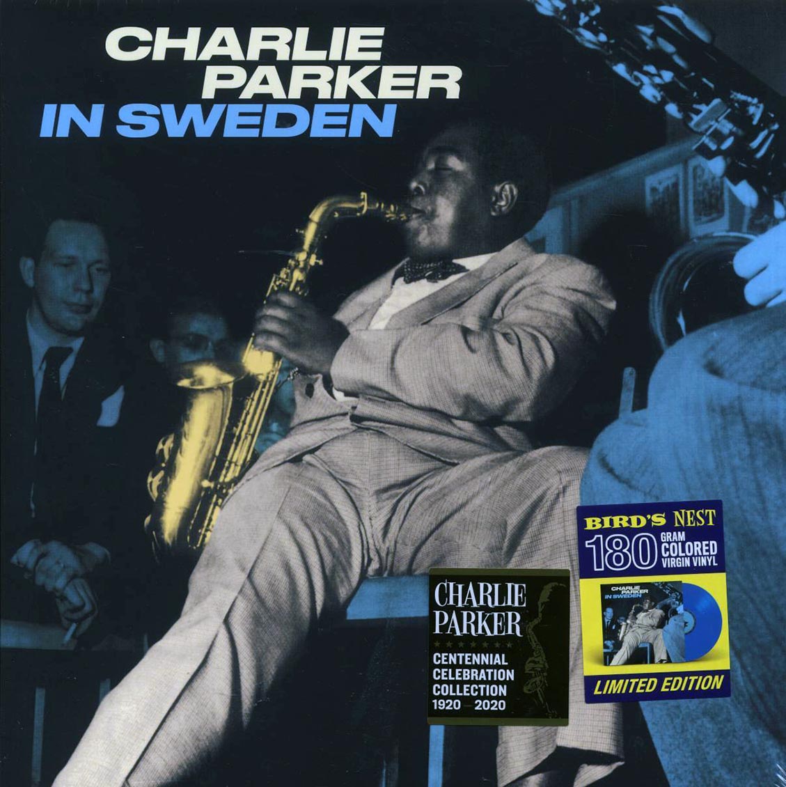 Charlie Parker - In Sweden (+2 bonus tracks) (ltd. ed.) (180g) (blue vinyl) - Vinyl LP