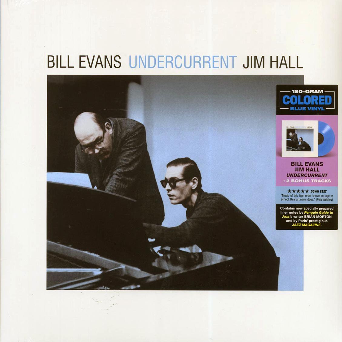 Bill Evans, Jim Hall - Undercurrent (+2 bonus tracks) (ltd. ed.) (180g) (blue vinyl) - Vinyl LP
