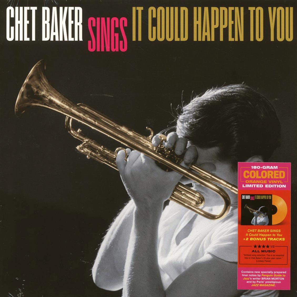 Chet Baker - Sings It Could Happen To You (+2 bonus tracks) (ltd. ed.) (180g) (yellow vinyl) - Vinyl LP