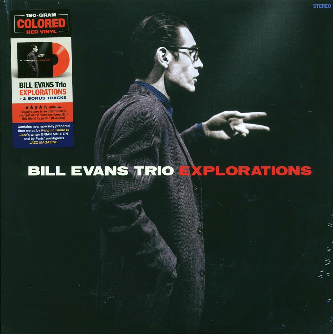 Bill Evans Trio - Explorations (+2 bonus tracks) (ltd. ed.) (180g) (red vinyl) - Vinyl LP
